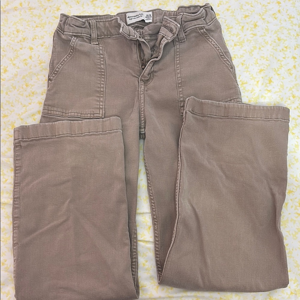Abercrombie Kids High Rise Wide Leg Pants